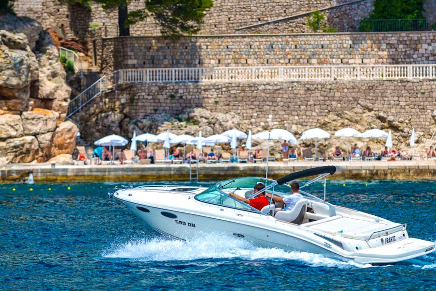 Sea ray boat charter in Dubrovnik